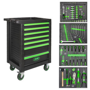 Carrello porta attrezzi con 172 utensili JBM 53904